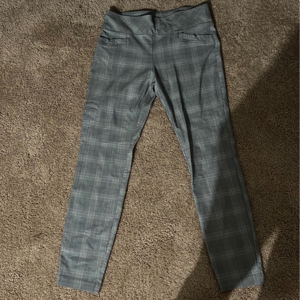 Plaid dress pants